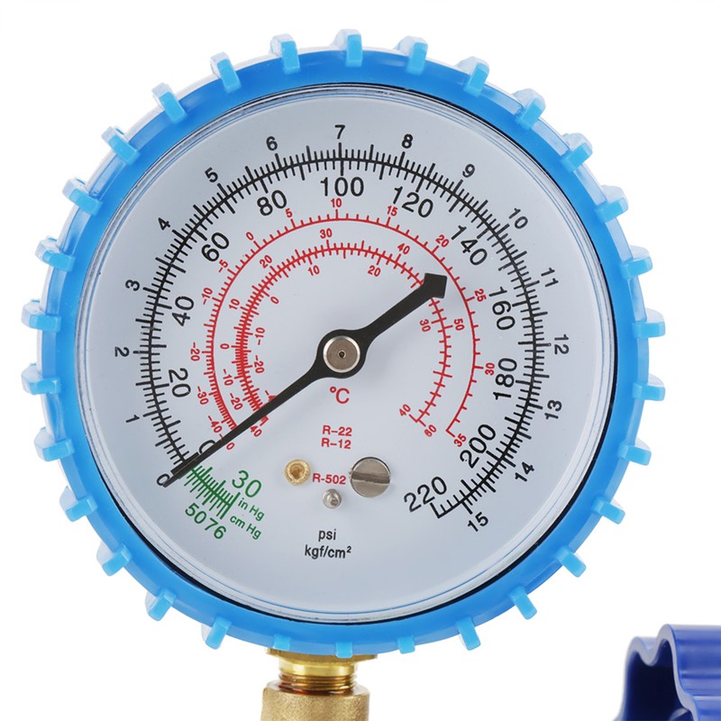 Air Conditioning Refrigerant Recharge Pressure Gauge Manometer Fit for R410A