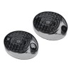 Set of Indicator Caps Right and Left, Smoke Grey, for