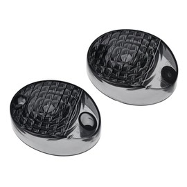Set of Indicator Caps Right and Left, Smoke Grey, for Simson KR51/1 Schwalbe, KR51/2 Schwalbe, SR4-2 Star, SR4-3 Sperber, SR4-4 Habicht, MZ ES