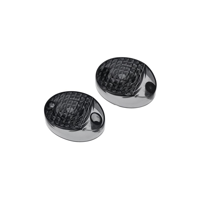 Set of Indicator Caps Right and Left, Smoke Grey, for