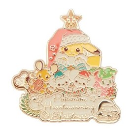 Pokémon Heartwarming Christmas 2024 Logo Pin