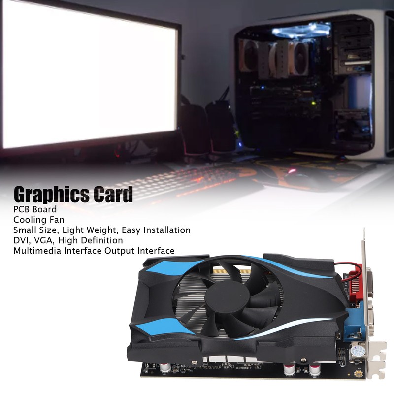Graphics Card 800MHz Core Frequency 4G GDDR5 Heat Dissipation Cooling