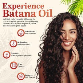Clariglow 100% Pure Batana Oil for Hair Growth with Rosemary Serum | Batana Natural Hair Growth Oil Serum (2 fl oz) Aceite de Batana