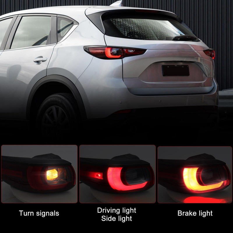 Huray Left LED Outer Tail Light Assembly Fit for Mazda