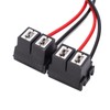 2pcs Wire Connector H7-4 H7 Female Wiring Harness Angled Ceramic