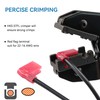 HKS 100 PCS Flag Spade Terminals 90 Degree Female -