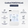 Hebbe - Glicerina Vegetal Pura, Hidratante y Emoliente para Cosméticos,