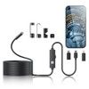 Endoscope Camera with Light,1920P HD Borescope Tools with 8 Adjustable