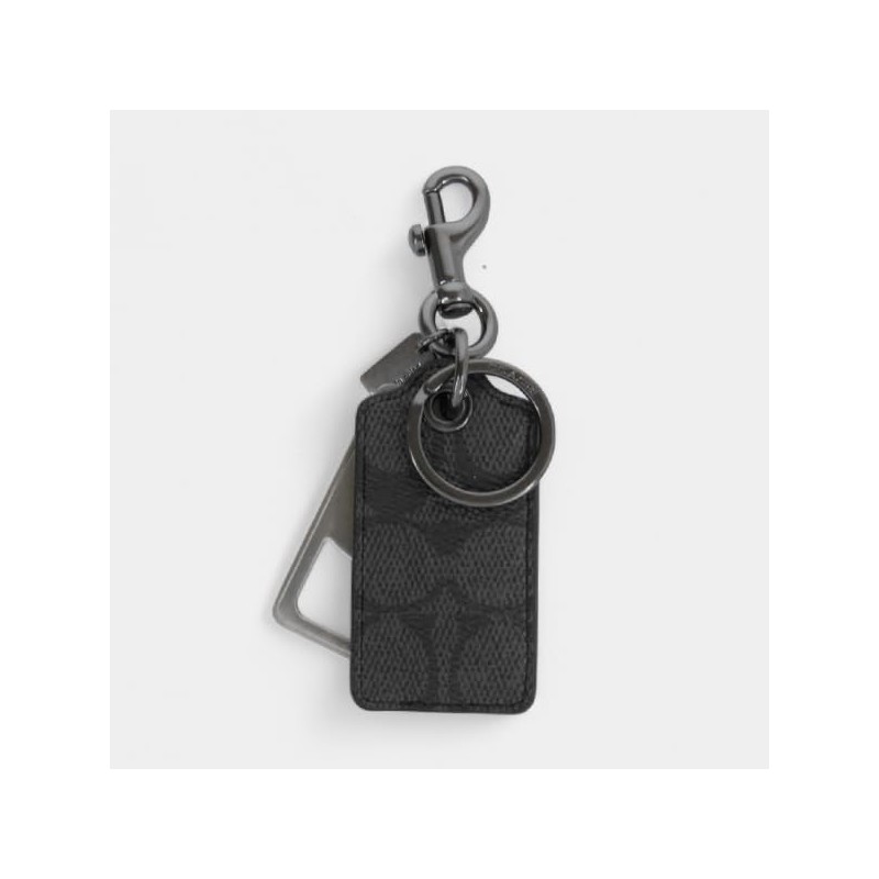 COACH CAQ49 QBO4G (Charcoal) Signature Gift Set, Men's Accessories, Keychain,