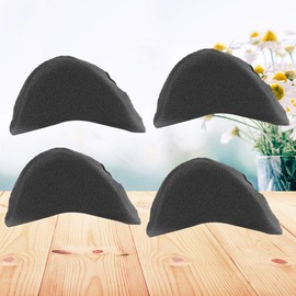 2 Pairs Forefoot Pads, Shoe Toe Filler Inserts Adjustable Toe Plug Reusable Shoe Filler for Shoes for Women Men Unisex Black