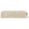 Gusti Addison Leather Pencil Case Silver Leather
