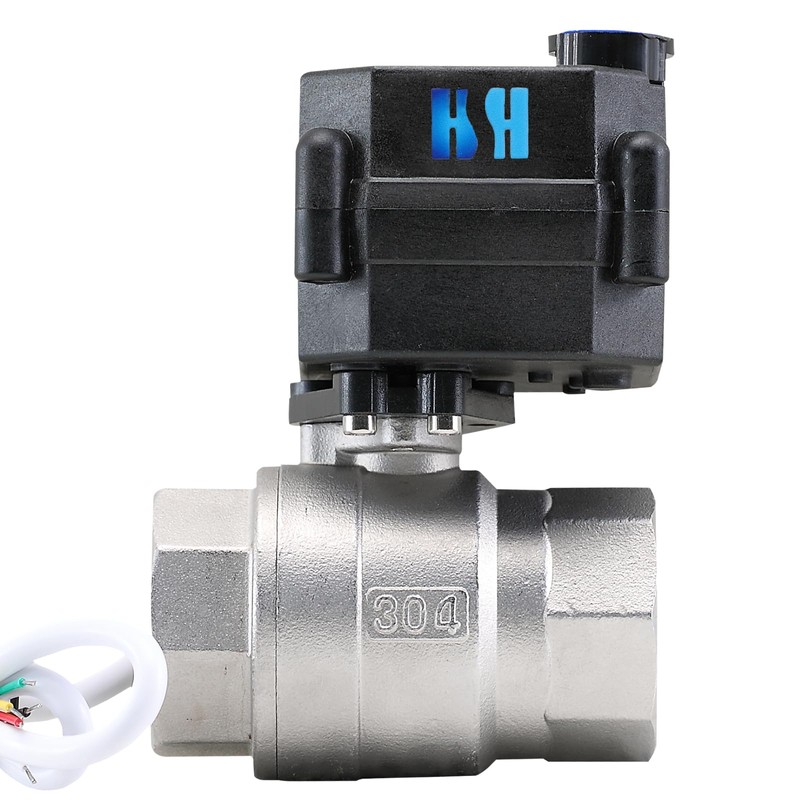 HSH-Flo 1" DN25 NPT 2 Way 12VDC 9-24VAC/DC Stainless Steel