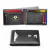 GSOIAX Mens Slim Wallet Rfid Blocking - Color: Black