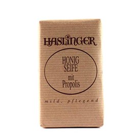 Haslinger Natural Honey Soap with Propolis Gentle Cleansing for Oily and Stressed Problem Skin 150 g