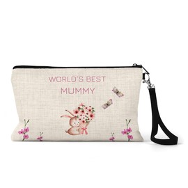 Mummy Make Up Bag, World's Best Mummy Makeup Bag, Gift for Mum, Mummy Birthday Gift, Best Mummy Ever, Mummy Gift from Kids