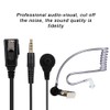 GOWENIC Auricular Walkie Talkie con Tubo Transparente de Aire de