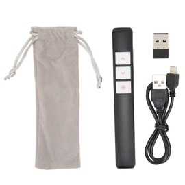Presentation Clicker Ergonomic Handhold 2.4G Wireless USB Presenter with Receiver Data Cable for Speech Meeting Class
