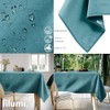 Filumi Tablecloth 110 x 200 cm Blue Washable for Indoor