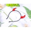 Bonnie Z. Leonardo Glossy Devil Horns Headband Red