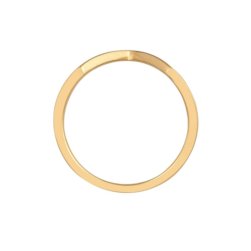 Elli Elli Premium Ring Women's V Shape Geo Basic in