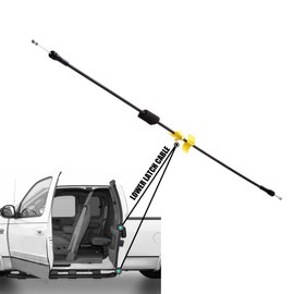 unikpas Door Lower Latch Cable Compatible for Ford F150 Extended Cab 2004-2008 Super Cab Rear Door Bottom Replacement Cable