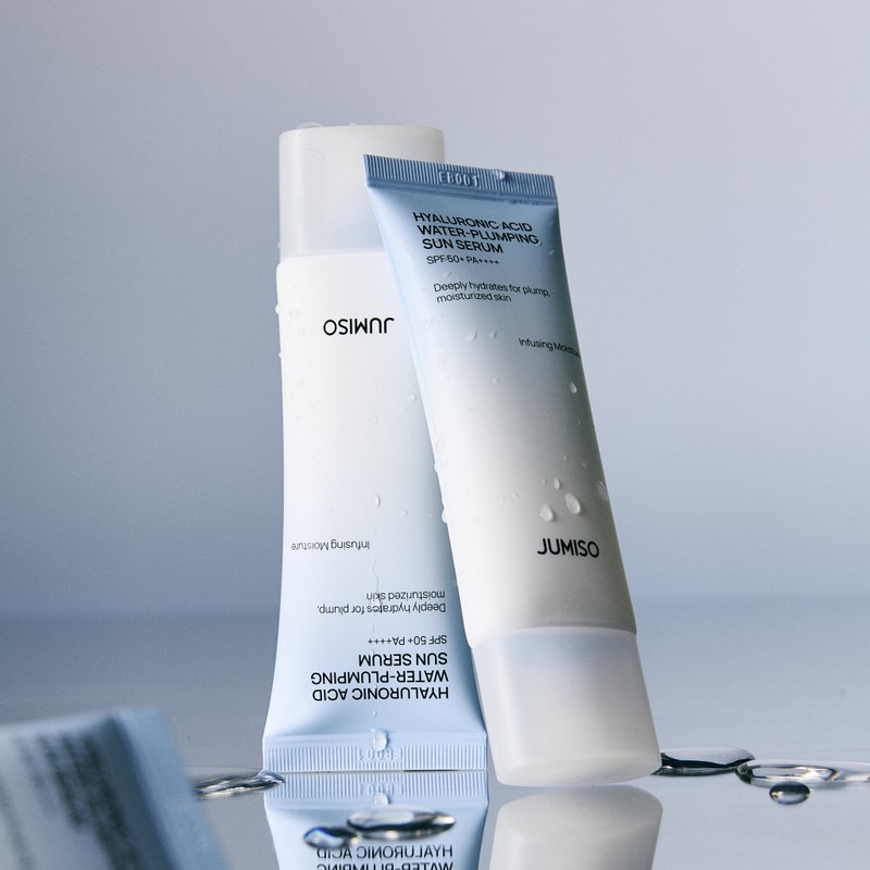 JUMISO 주미소 히알루론산 워터 플럼핑 수분 선 세럼 (SPF50+,PA++++) 40ml,