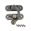 sourcing map Antique Vintage Lock Clasp Right Latch Hook Hasp