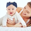 2 Pcs Baby Headband Wide Bow Soft Baby Turban Headband
