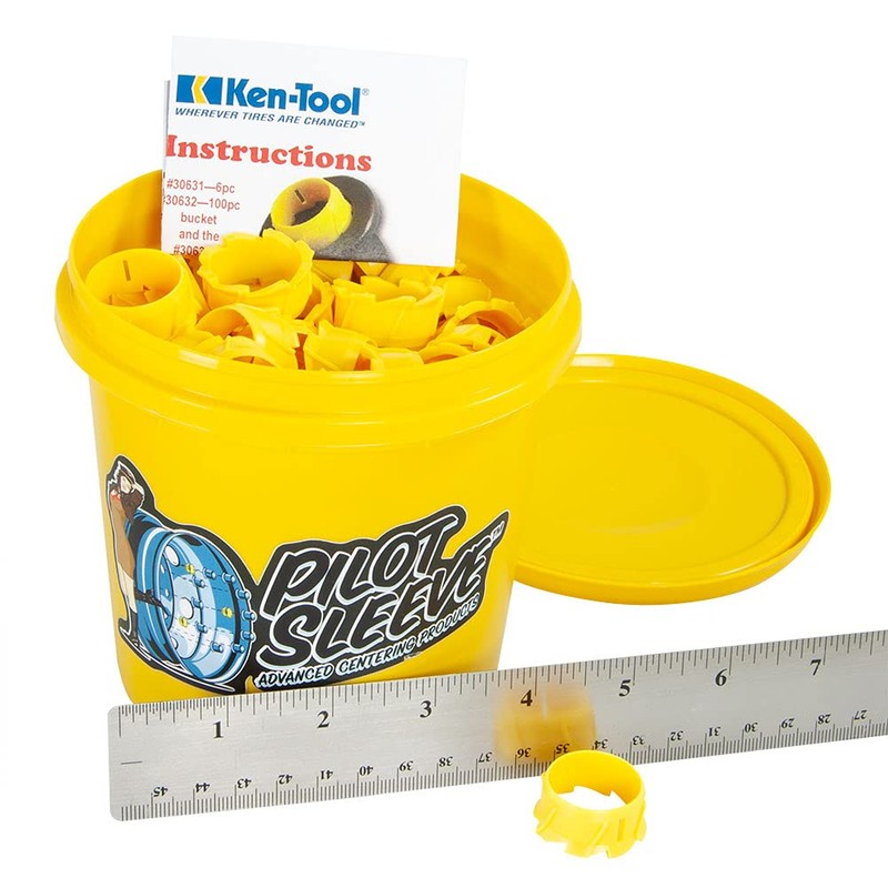 Ken-Tool - 100Pk Pilot Sleeve Wheel Centering Sleeves (30632)