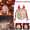 Christmas Drawstring Bag Antler Gift Bags Christmas Decorations Pouch Packaging