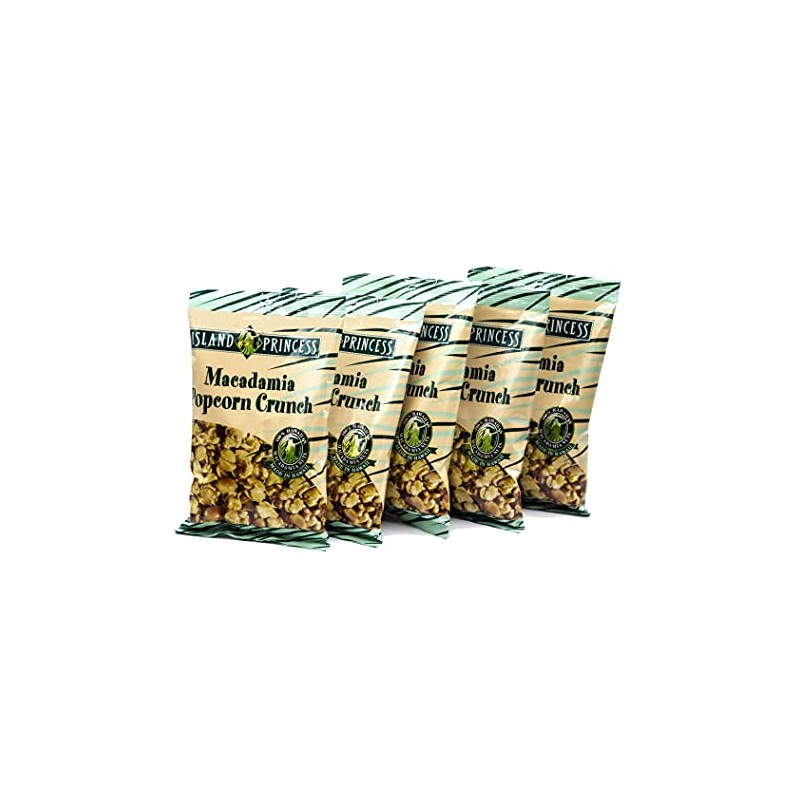 Island Princess Macadamia Popcorn Crunch - 5 pack