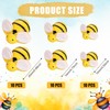 30pcs Small Resin Bees, Tiny Mini Plastic Flat Back Bumble