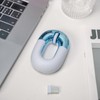 FOPATO F01 Dual Mode Wireless Charging Mouse, Macaron Color Scheme