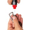 SURVIVE Permanent Match Bottle Opener Metal Keychain, Reusable Survival Fire