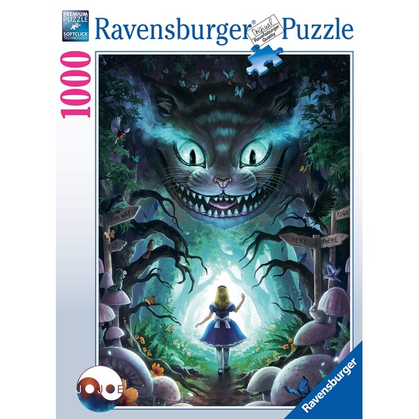 Ravensburger Puzzle, Puzzle 1000 Pezzi, Alice nel Paese delle Meraviglie, Puzzle per Adulti, Puzzle Fantasy, Puzzle Ravensburger - Stampa di Alta Qualità