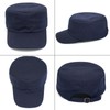 WULIQIUQIU Unisex Basic Cadet Army Caps Everyday Military Style Hat