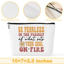 sugargoo Positive Affirmations Gifts, Self Love Inspirational Gifts Makeup Bag, Encouragement Gifts for Women Female Bestie Coworker BFF Daughter Mothers Day Birthday Gifts, Motivational Cosmetic Bag