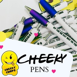 Funny Pen, Rude Pen, Offensive Pen, Novelty Pen - Pen for him, Pen for her Busy and Important PEN08