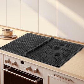 Gfujuyouge Silicone Ceramic Stove Top Cover, Heat Resistant Glass Cooktop Protector, Flat RV Range Stovetop Mat, XL Kitchen Dish Drying Pad,28 x 20 inchesStove Top Covers For Electric Stove