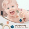 AULEGE 2 Packs Baby Teething Toy for Babies 0-3-6-12,18 Months,