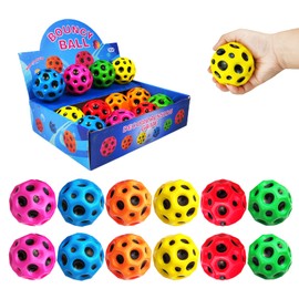 ZHEBAG Bouncy Ball, Colorful Big Super Bouncy Astro Balls, Extreme High Bouncing Balls for Kids,Fun Kids Lightweight Foam Jump Ball for Outside, Improve Hand Eye Coordination Ability (12 Pack)