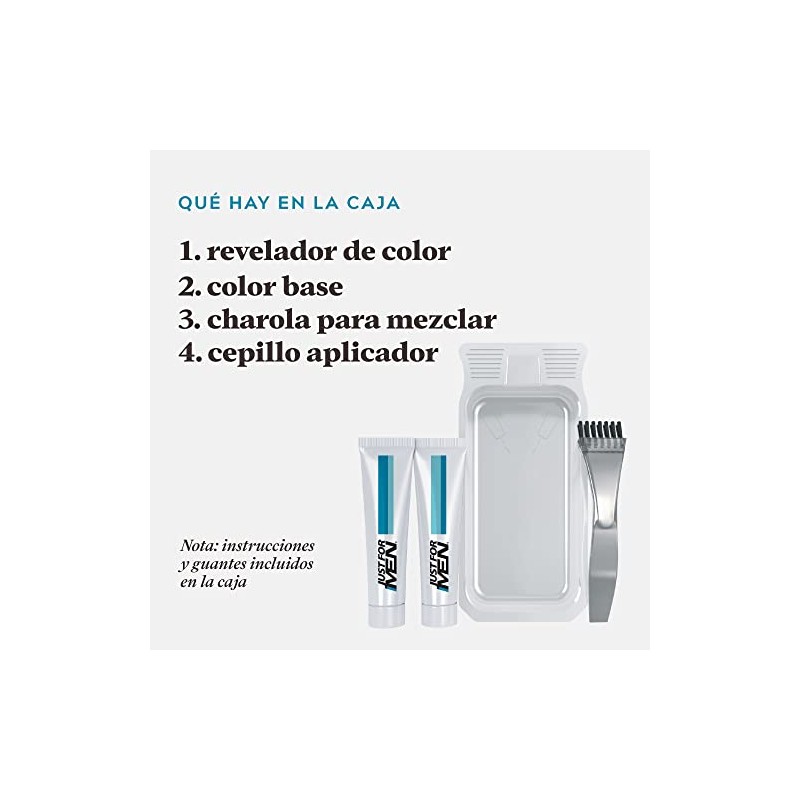 Just For Men Tinte Barba y Bigote B35 Castaño 3