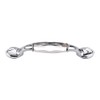 IGNPION 2pcs Crystal Drawer Handles Drawer Wardrobe Kitchen Door Knob