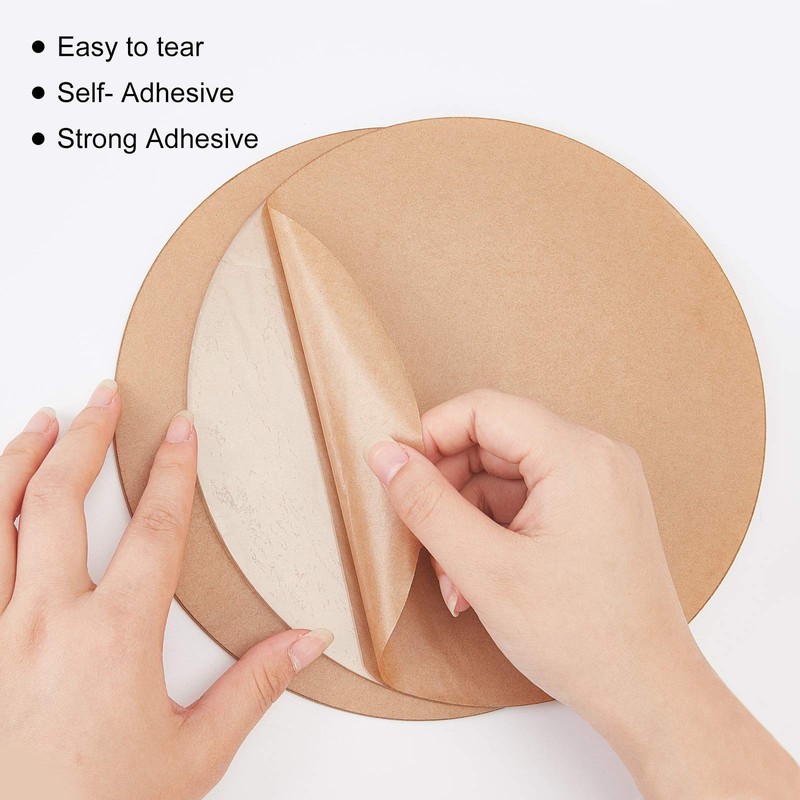 BENECREAT 2 x Clear Acrylic Circle Disc, 3 mm Thick
