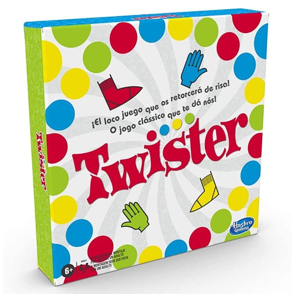 Hasbro Gaming- Sin personaje Jeu Twister, 98831B09, Multicolore