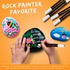Droaful White Acrylic Paint Pens Markers, 6 Pc Dual Tips