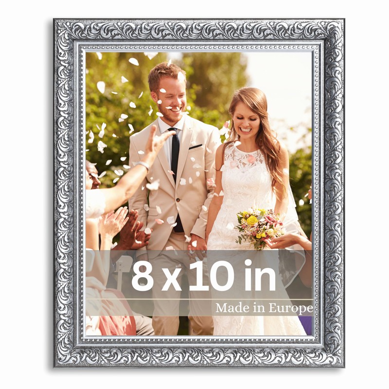 VictoR 8x10 Picture Frame Rubens Black Silver - Picture Frames