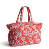 Vera Bradley Featherweight Knollton Travel Tote, Swirling Poppies