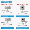 ECOELER 4 Pack 6 Inch Dimmable LED Disk Light Brushed
