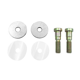 Zieichy Door Jamb Striker, Pair Door Latch Strikers w/Clear Washers for Chevy Malibu 1964-1967, El Camino 1964-1970, for Buick Special 1964-1969